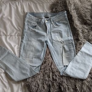 Light Wash Artist Skinny Jeans